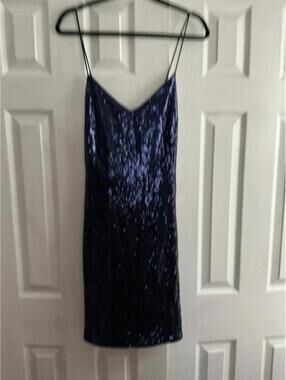 Midnight sequin dress, sz 3X